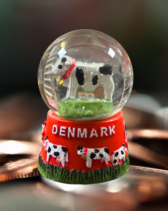 Cow Snow Globe Souvenir