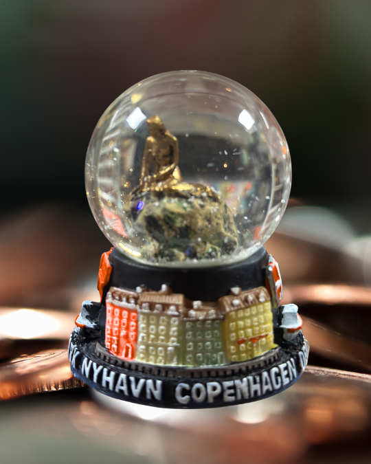Little Mermaid Copenhagen Snow Globe